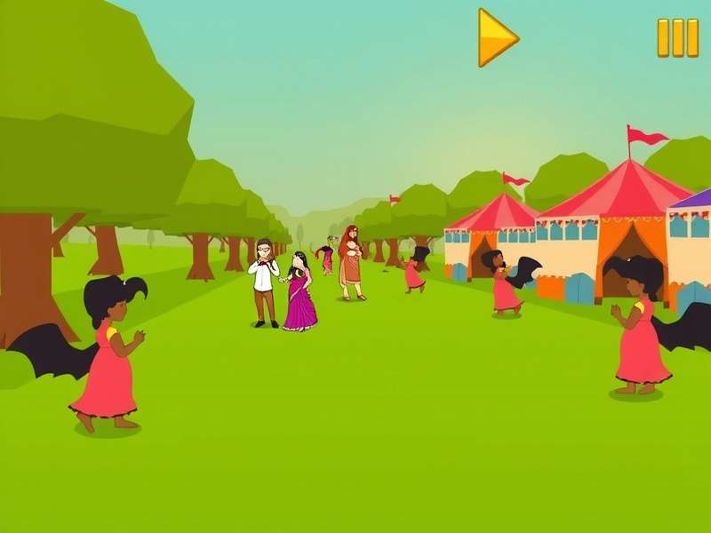 Saree Shuffle Game Screenshot